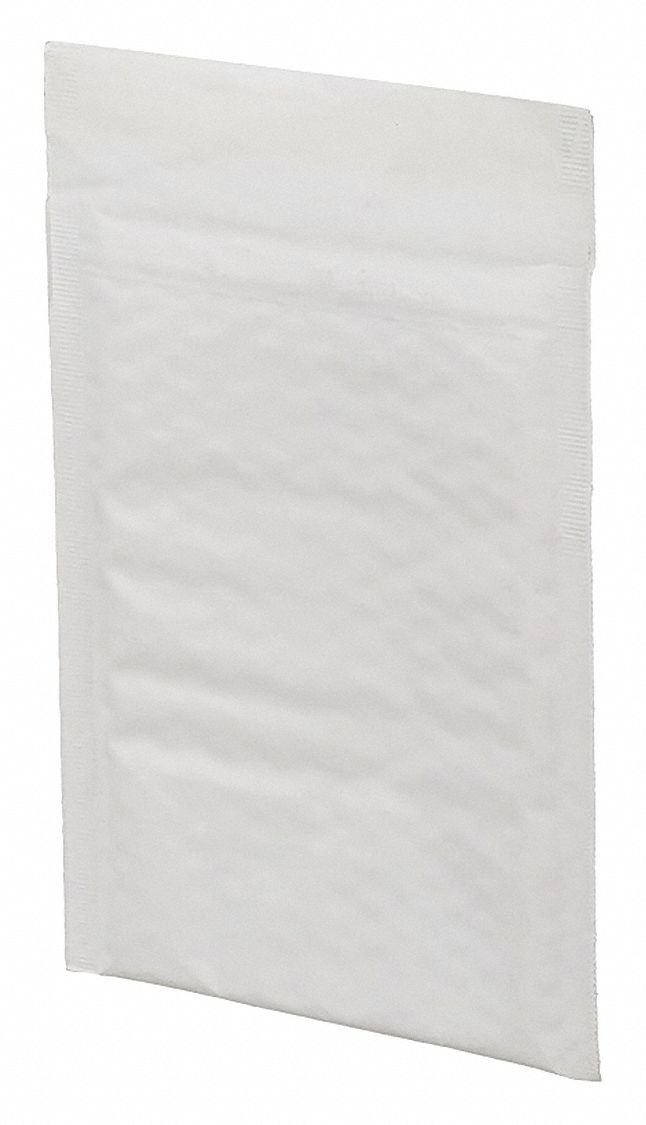 ENVELOPPE BULLES,PAPIER,LO 13-1/4PO,BLNC