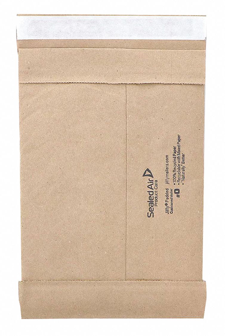 5 3/4 in x 8 1/2 in, 6 in x 10 in, Padded Mailer - 56LR97|56LR97 - Grainger