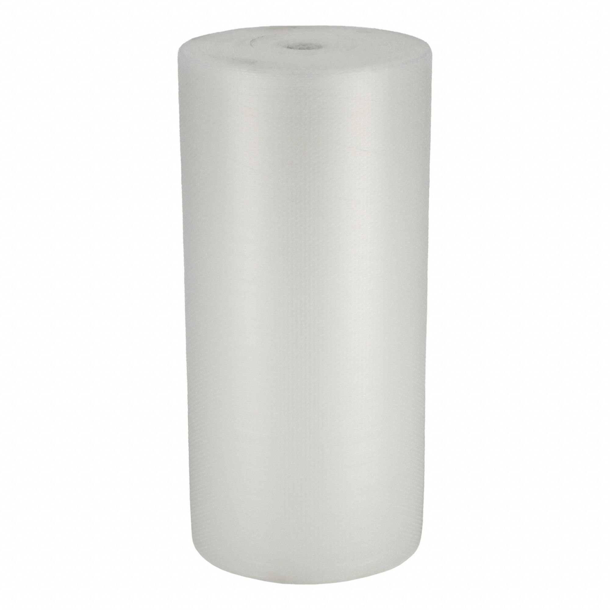 Bubble Rolls: 3/16 in Bubble Size, 48 in Roll Wd, 300 ft Roll Lg, Clear, Perforated