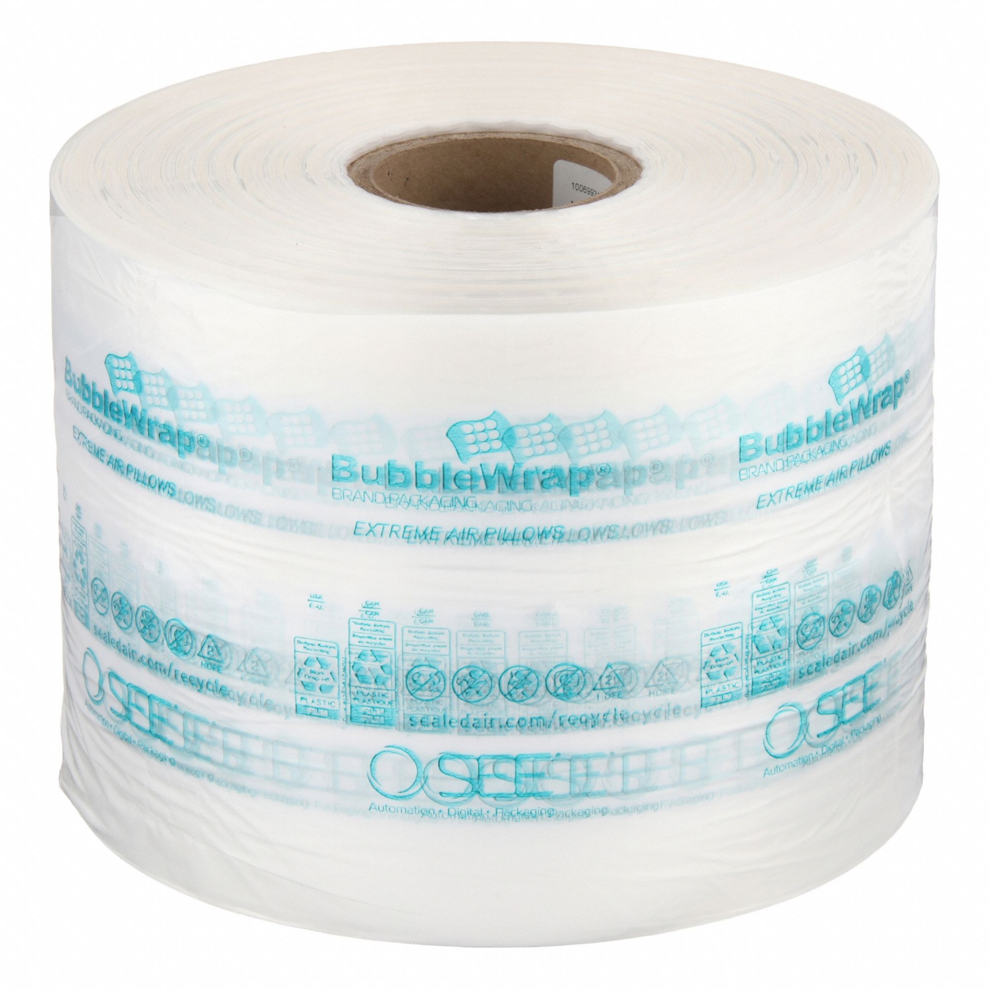 Air Pillow Packaging Film: 8 in Roll Wd, 4, 200 ft Roll Lg