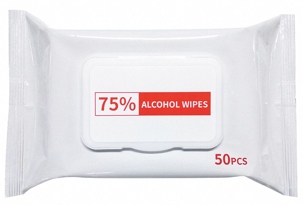 GRAINGER APPROVED Antiseptic Wipes, Wipes, Box, Single Use Dispensers ...