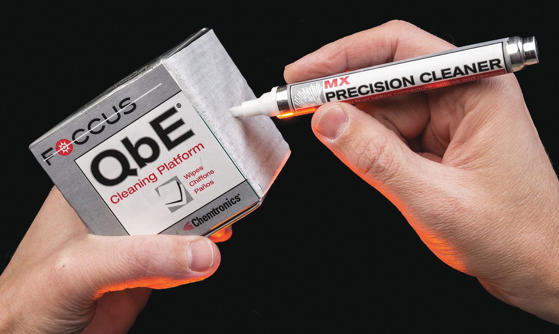 CHEMTRONICS Fiber Connector Cleaner for Optical Fiber Cleaning, For Use