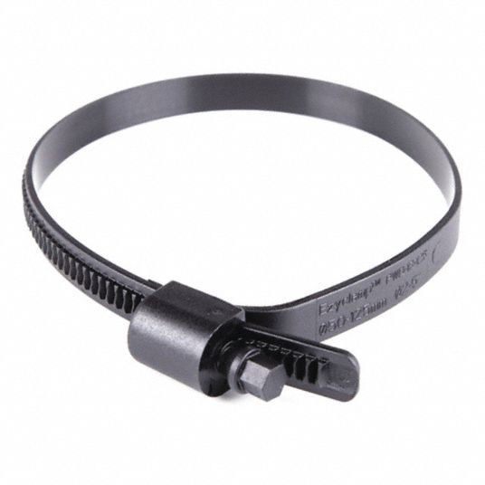 Plastic Worm Drive Hose Clamp,Hex Screw