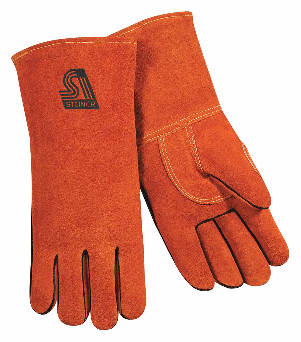 Welding Gloves, Stick Application, Red, PR