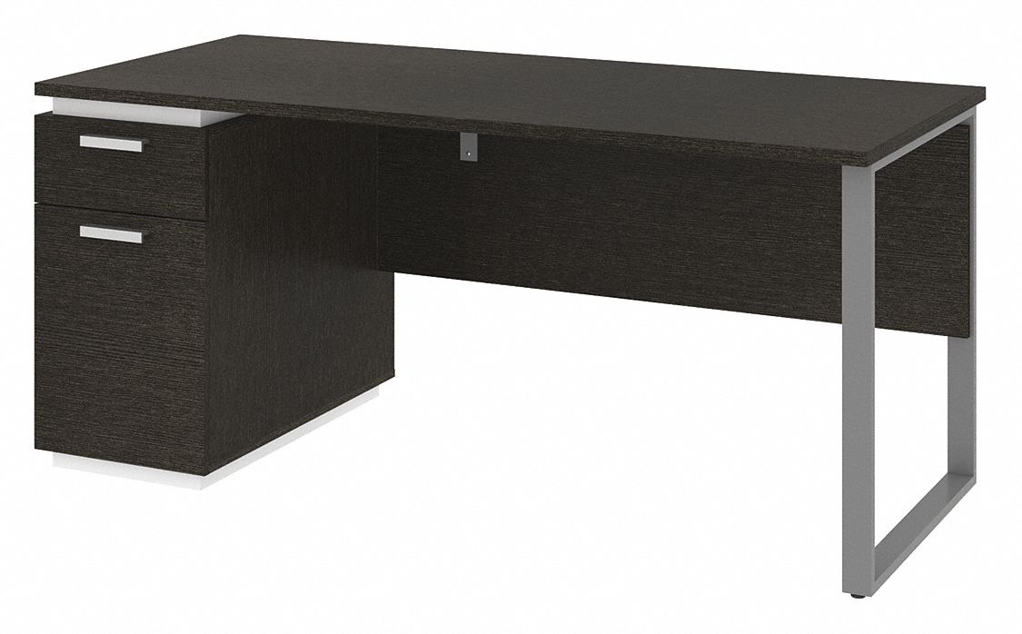 BESTAR Computer Desk, 291/2" Overall Depth 56MC66114400000032 Grainger