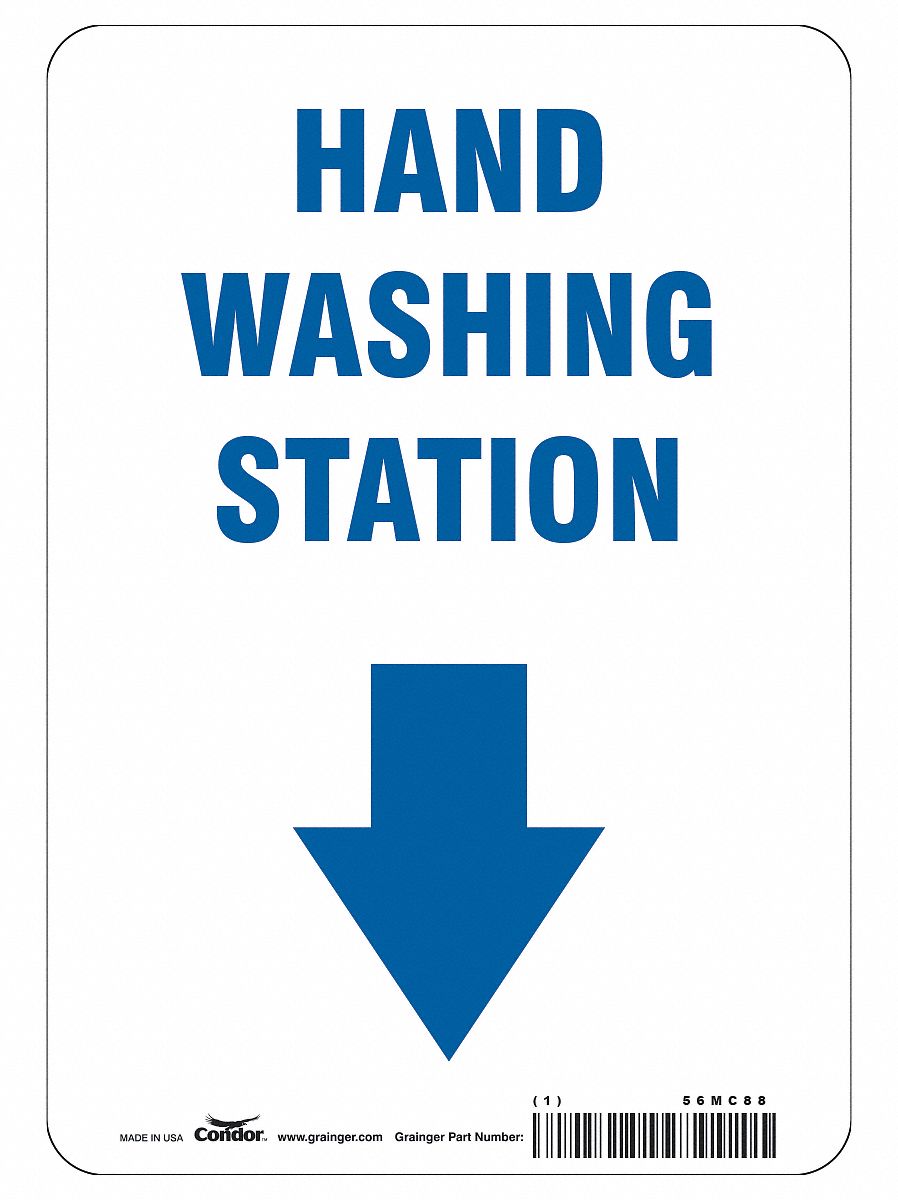 Hand Washing Station Sign,10