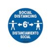 Bilingual Spanish - Practice Social Distancing Floor Sign