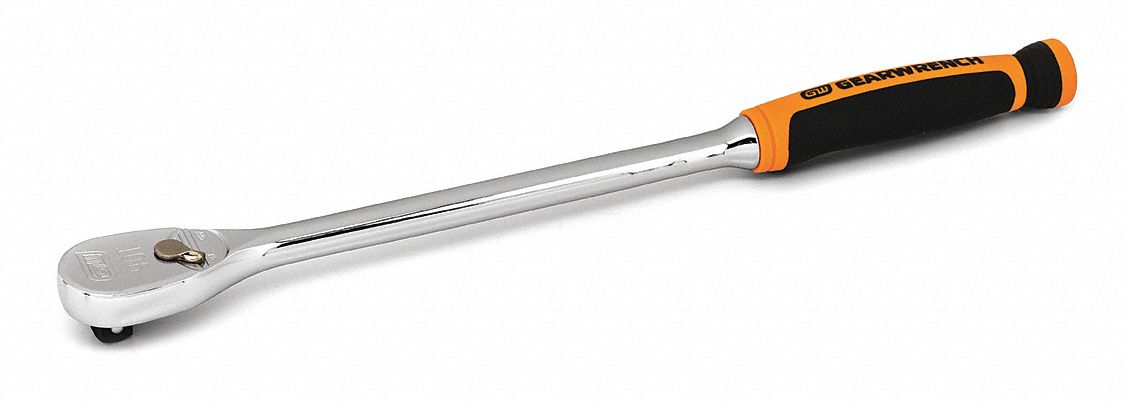 Hand Ratchet, Drive 3/8", Uninsulated, 13"L