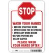 Stop - Wash Your Hands Sign