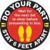 Do Your Part - Stay 6 Feet Apart Floor Sign