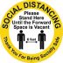 Social Distancing - Stand Here Floor Sign