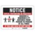 Notice - Social Distancing In Practice Sign