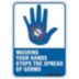 Washing Your Hands Stops The Spread Of Germs Sign