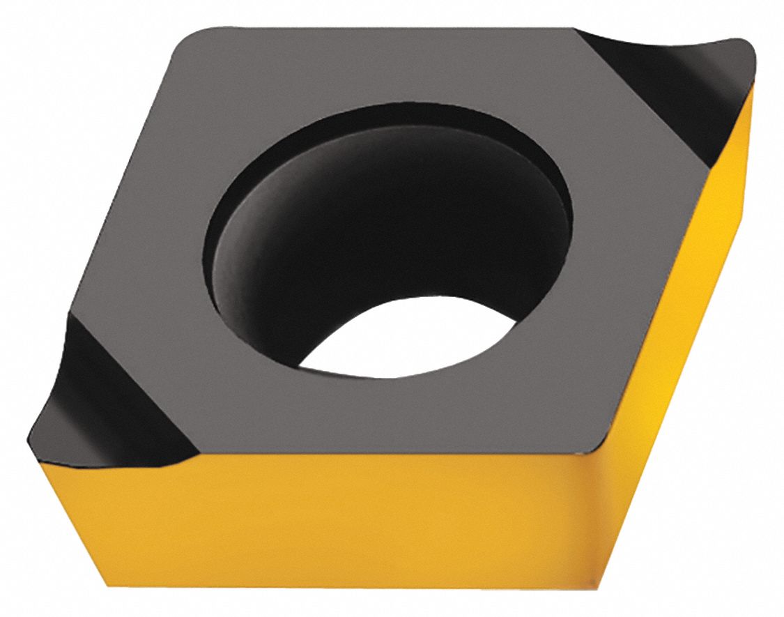 Diamond Turning Insert: CPGT Insert, Neutral, 0.0080 in Corner Radius, X5 Chip-Breaker, WAK15