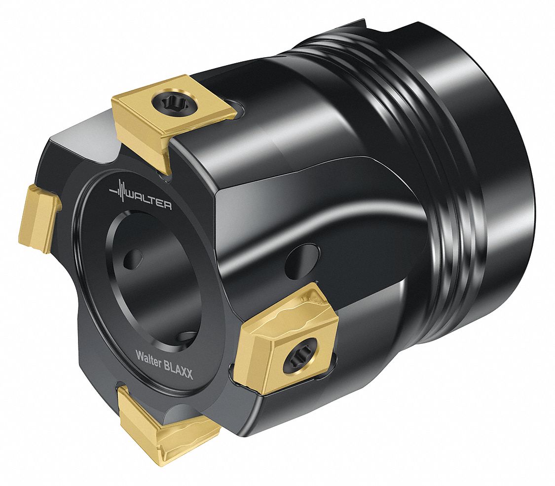 Indexable Face Mill: 1.5750 in Max. Cutting Dia., 5/8 in Arbor Dia., 1.5750 in Overall Lg