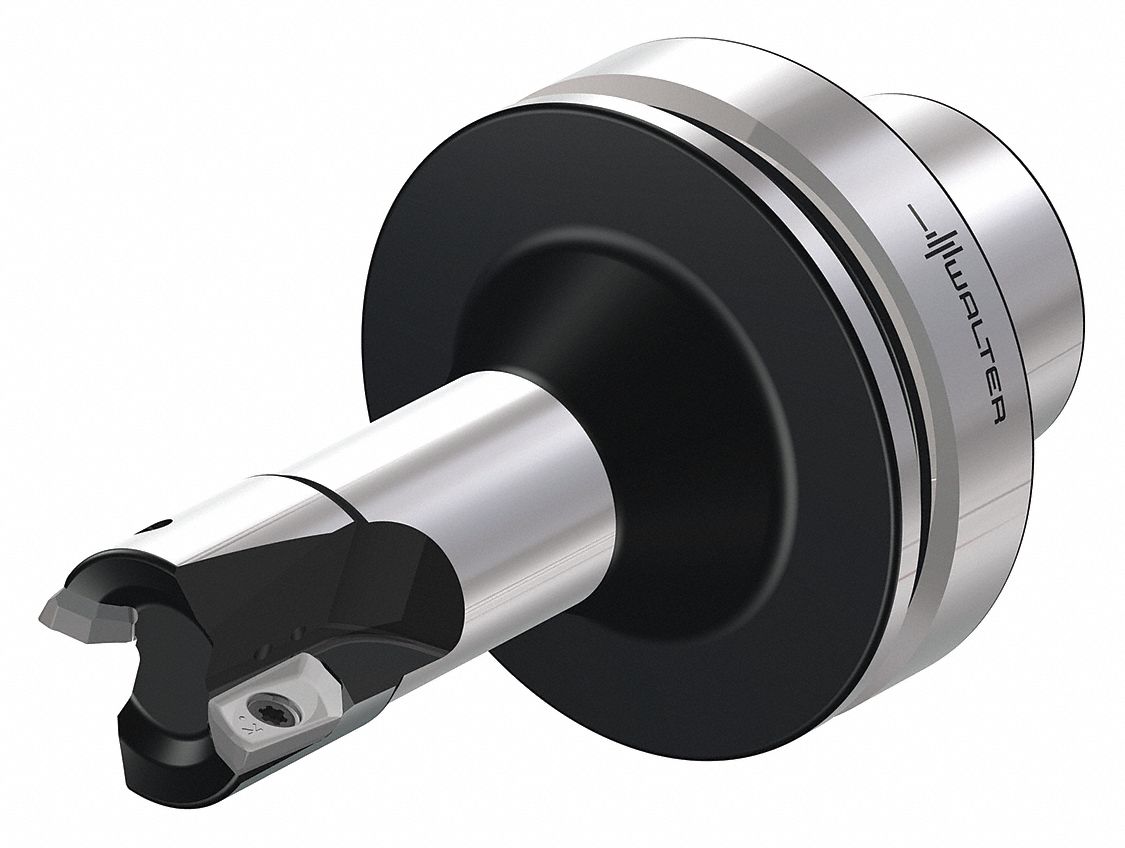 Indexable Square Shoulder End Mill: 1 13/50 in Max. Cutting Dia., Taper, 3.1500 in Shank Dia.