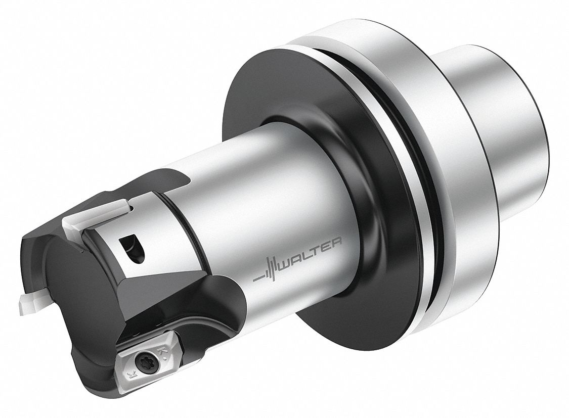 Indexable Square Shoulder End Mill: 2 in Max. Cutting Dia., Taper, 3.1500 in Shank Dia.