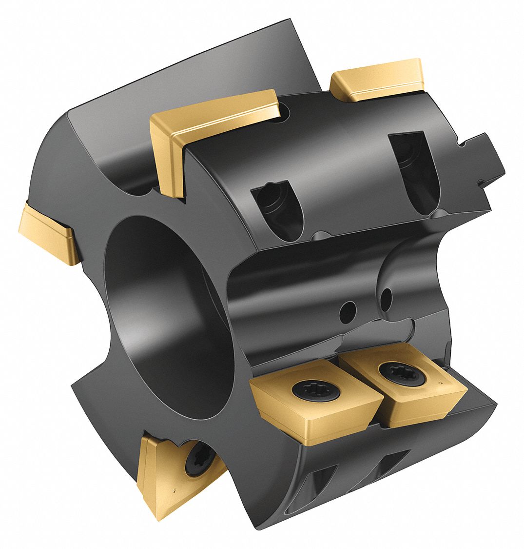 WALTER Indexable Square Shoulder End Mill, Max. Cutting Dia. 2 in