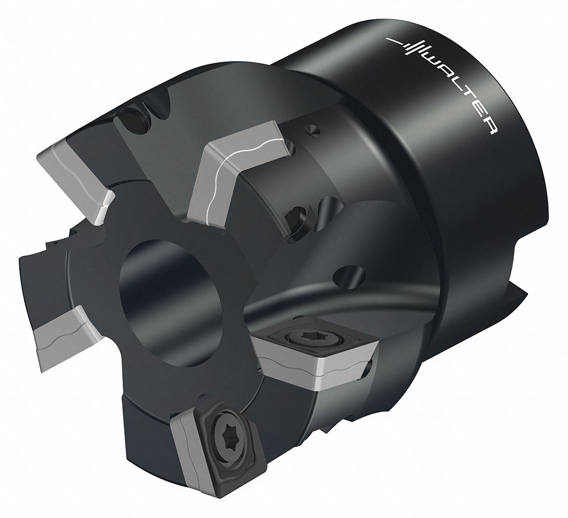 Indexable Face Mill: 1.5750 in Max. Cutting Dia., 5/8 in Arbor Dia., 1.5750 in Overall Lg