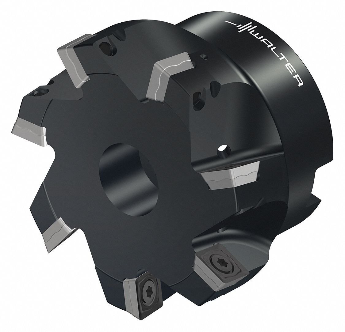 Indexable Face Mill: 2.4800 in Max. Cutting Dia., 0.8660 in Arbor Dia., 1.5750 in Overall Lg