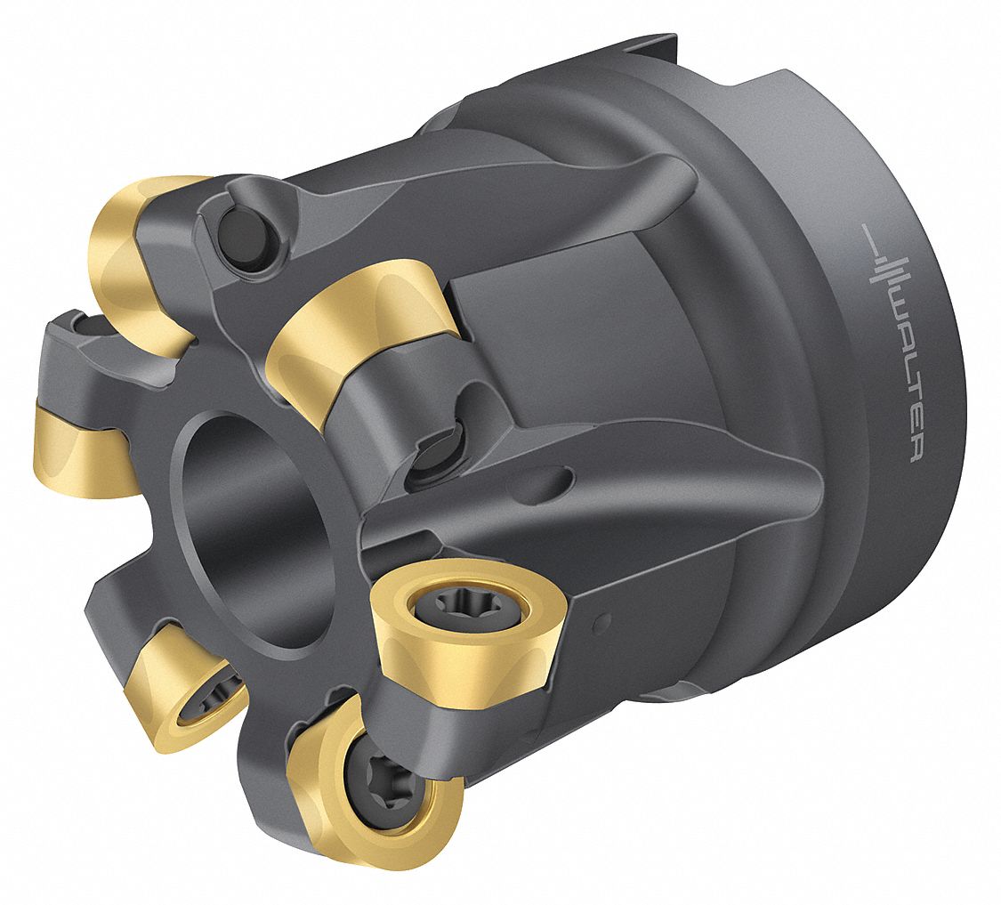 Indexable Face Mill: 1.5750 in Max. Cutting Dia., 5/8 in Arbor Dia., 1.5750 in Overall Lg