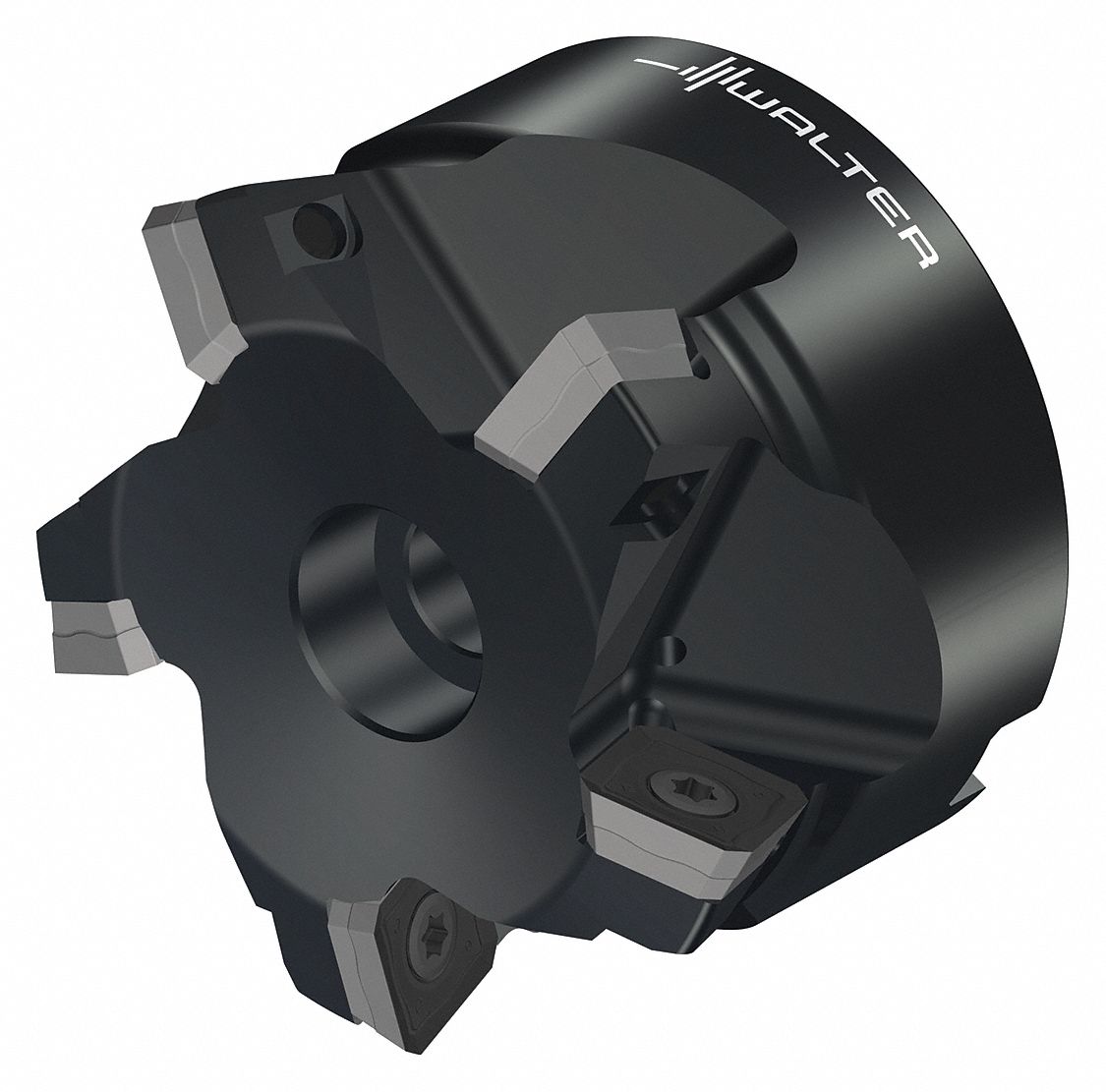 Indexable Face Mill: 2-1/2 in Max. Cutting Dia., 3/4 in Arbor Dia., 1.9690 in Overall Lg