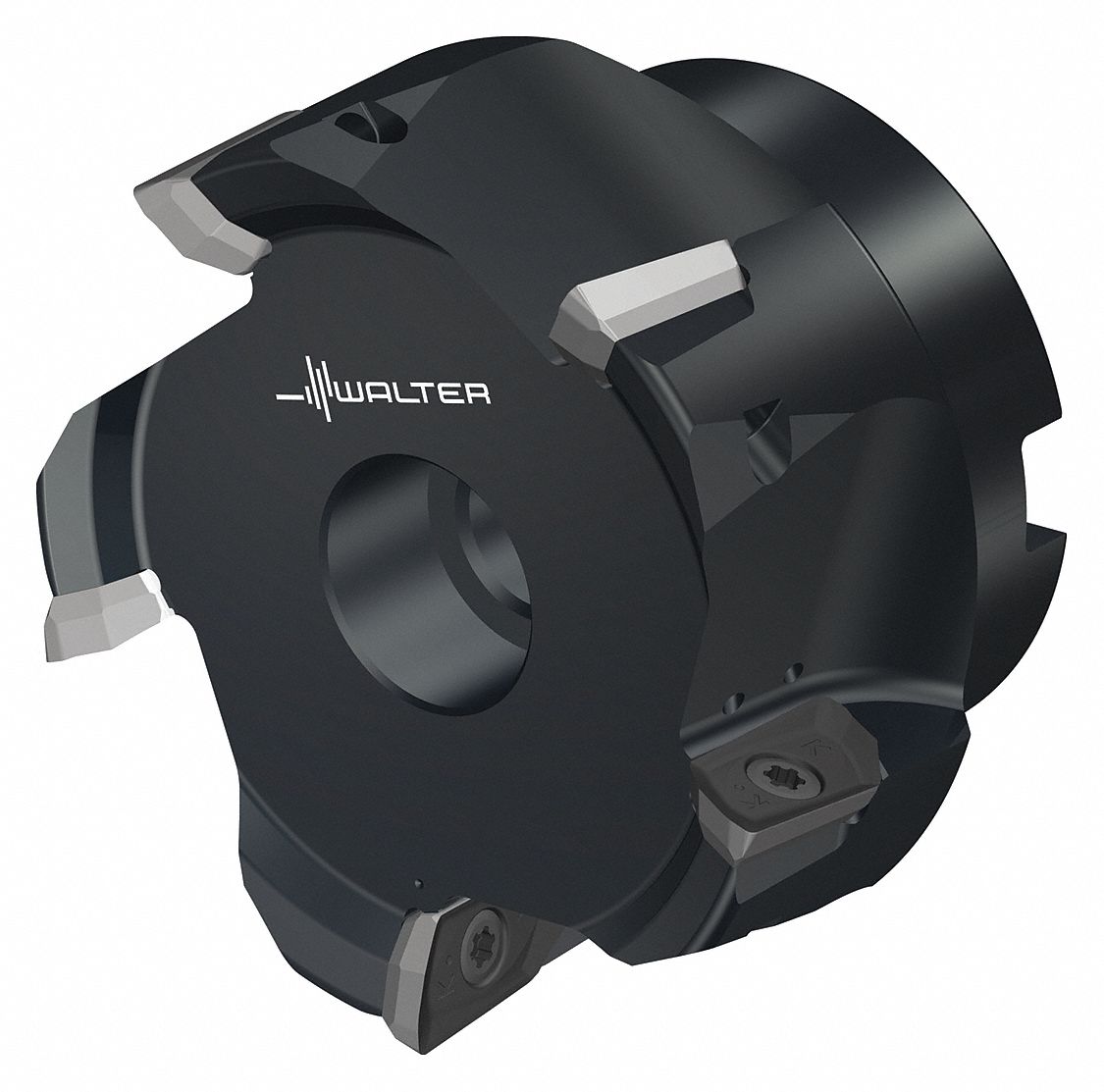 Indexable Face Mill: 3 in Max. Cutting Dia., 1 in Arbor Dia., 2 in Overall Lg