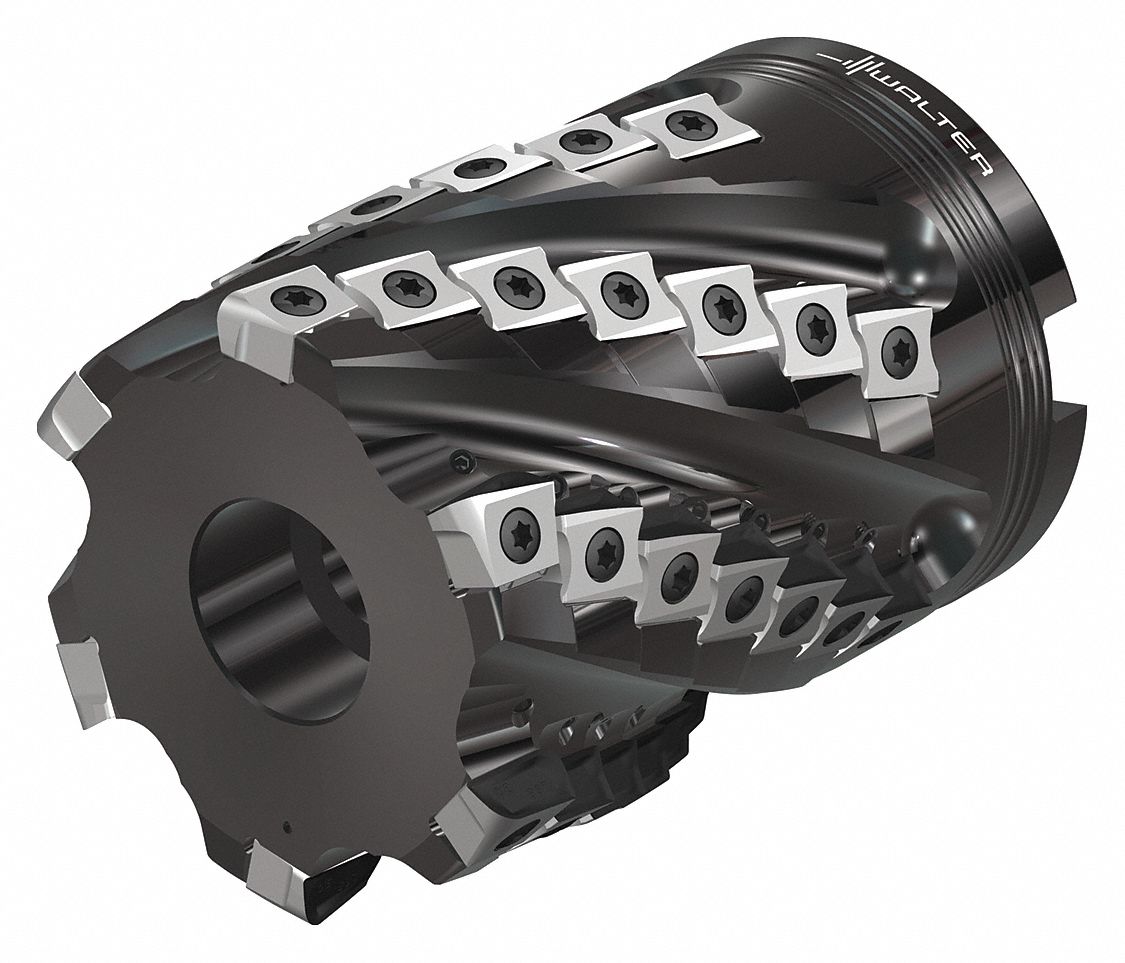 Indexable Face Mill: 3 in Max. Cutting Dia., 1-1/4 in Arbor Dia., 4-1/4 in Overall Lg