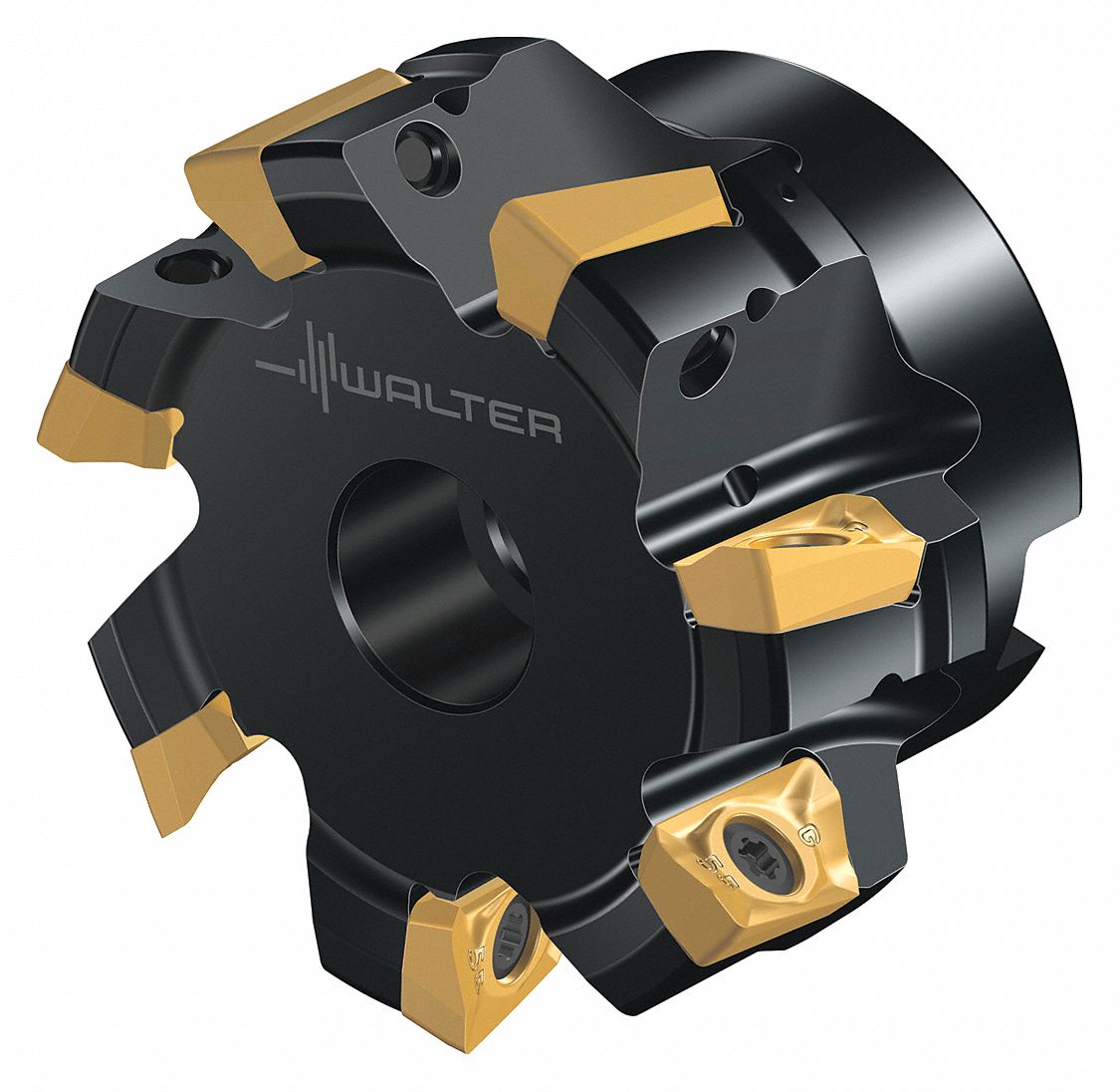 Indexable Face Mill: 0.8660 in Arbor Dia., 90° Side Cutting Edge Angle, 1.5750 in Overall Lg