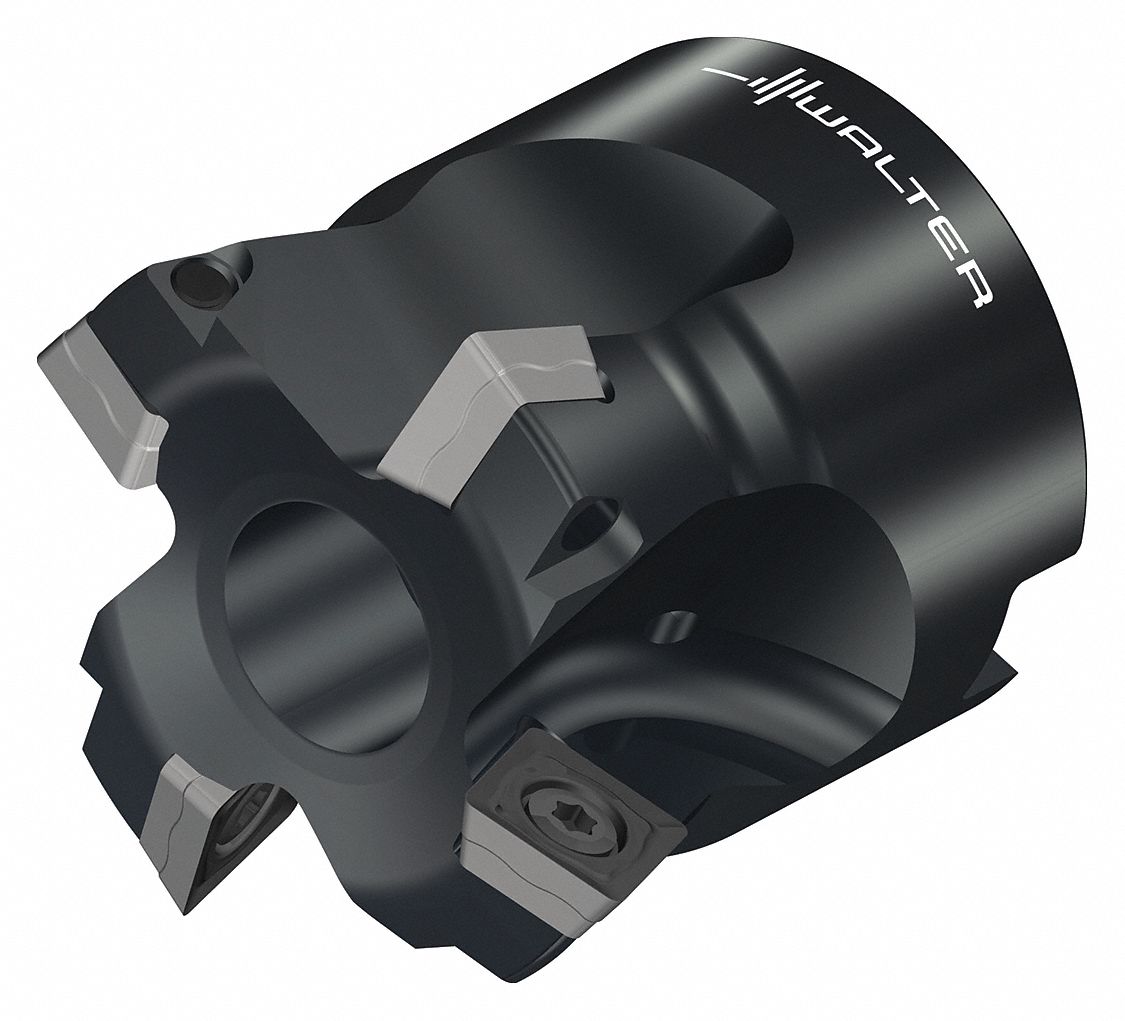 Indexable Face Mill: 1.6540 in Max. Cutting Dia., 5/8 in Arbor Dia., 1.5750 in Overall Lg