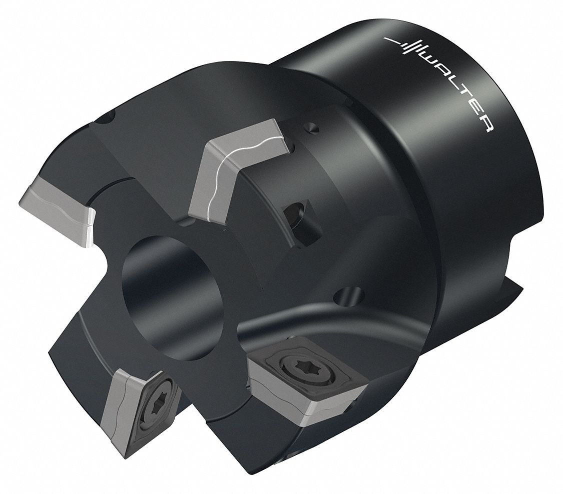 Indexable Face Mill: 1.5750 in Max. Cutting Dia., 5/8 in Arbor Dia., 1.5750 in Overall Lg