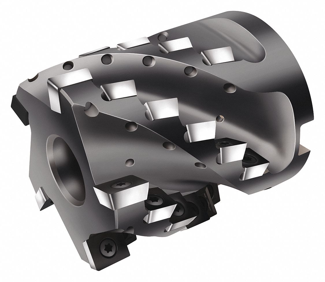 Indexable Face Mill: 2.4800 in Max. Cutting Dia., 1.0630 in Arbor Dia., 2-3/4 in Overall Lg