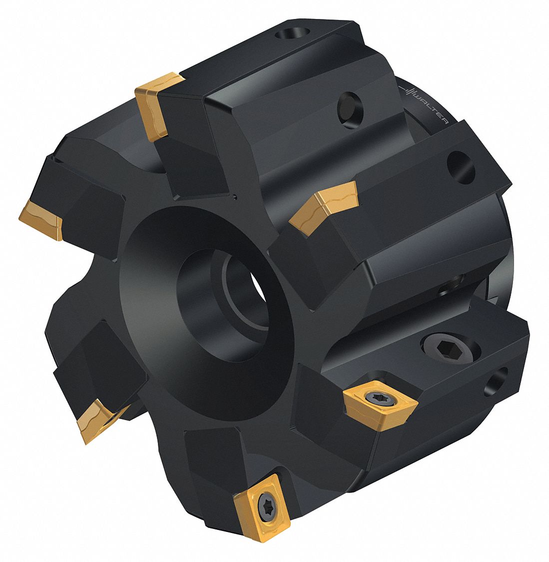 WALTER Indexable Face Mill, Arbor Dia. 1.0630 in, Depth of Cut 0.3310