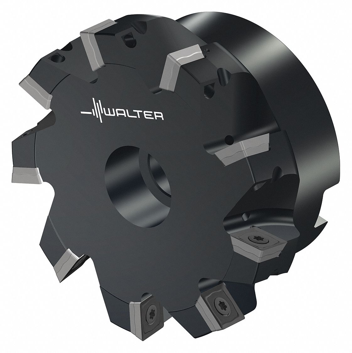 Indexable Face Mill: 3.9370 in Max. Cutting Dia., 1.2600 in Arbor Dia., 1.9690 in Overall Lg