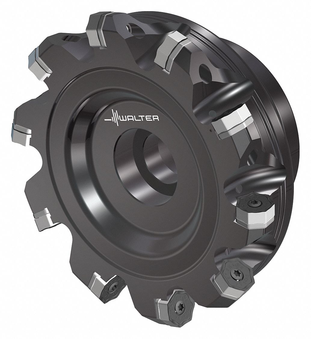 Indexable Face Mill: 5.3070 in Max. Cutting Dia., 1.5750 in Arbor Dia., 2.4800 in Overall Lg