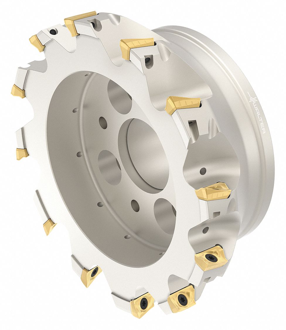 Indexable Face Mill: 6 299/1000 in Max. Cutting Dia., 2.4800" Overall Lg, Coolant Through