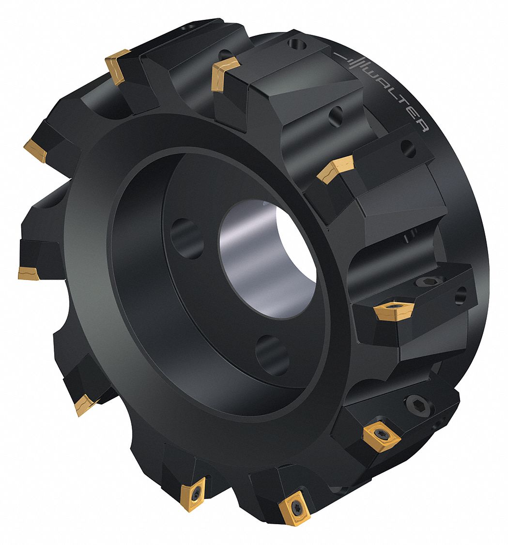 Indexable Face Mill: 1.5750 in Arbor Dia., 90° Side Cutting Edge Angle, 2.4800 in Overall Lg