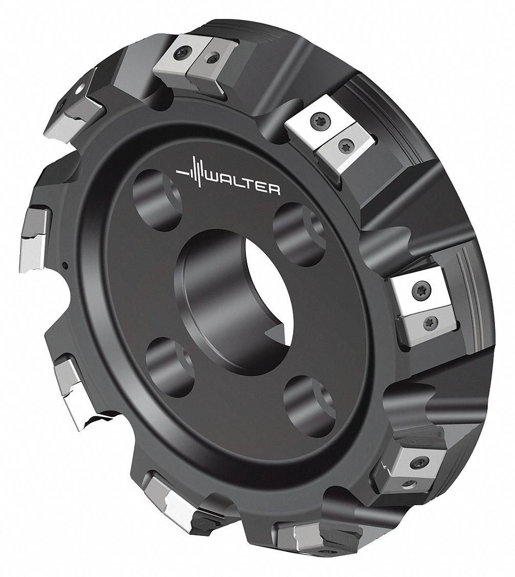 Indexable Face Mill: 8.6060 in Max. Cutting Dia., 2.3620 in Arbor Dia., 2.4800 in Overall Lg