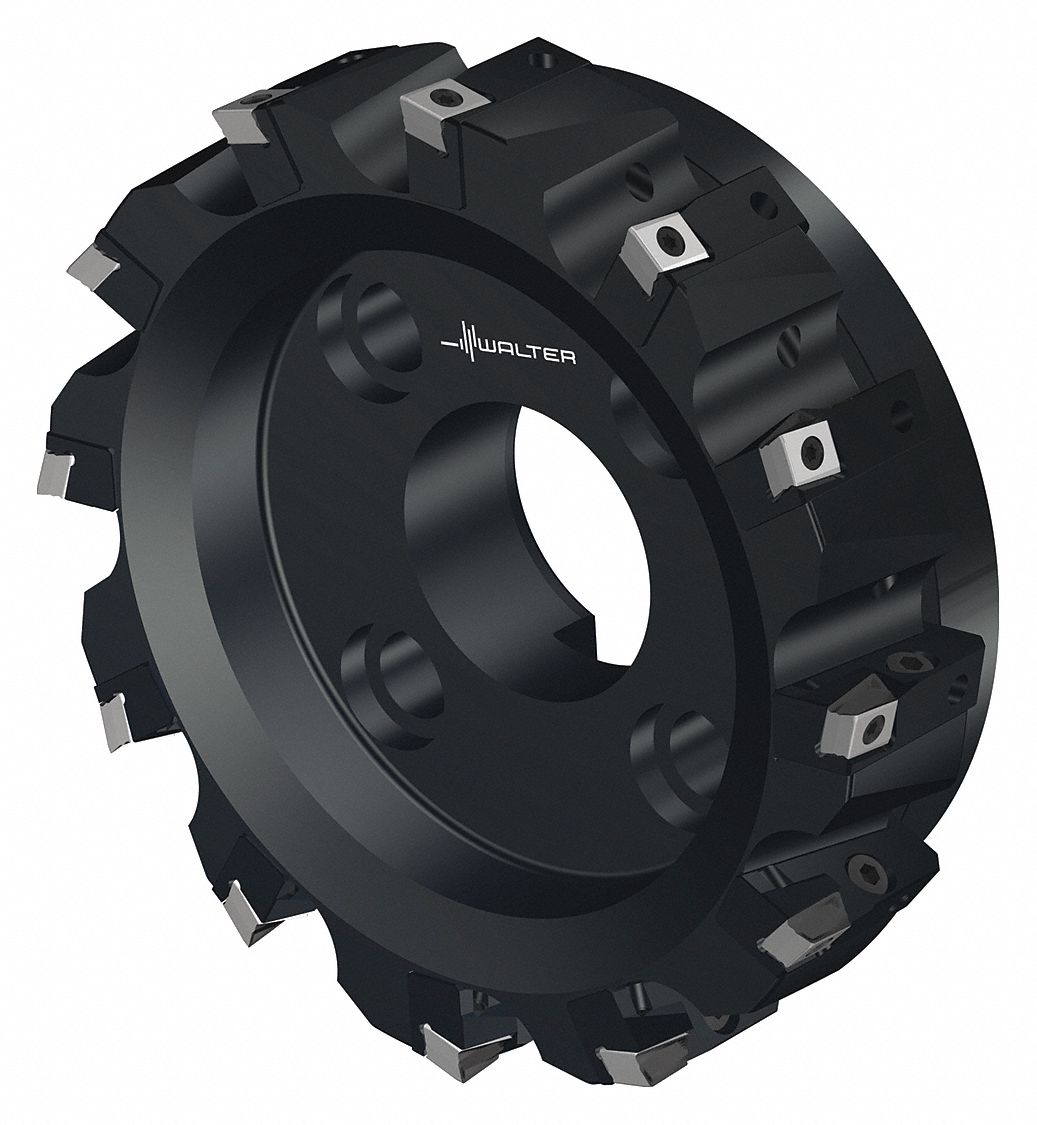 Indexable Face Mill: 2.3620 in Arbor Dia., 90° Side Cutting Edge Angle, 2.4800 in Overall Lg