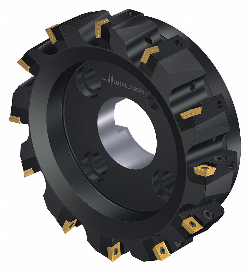 Indexable Face Mill: 2.3620 in Arbor Dia., 90° Side Cutting Edge Angle, 2.4800 in Overall Lg