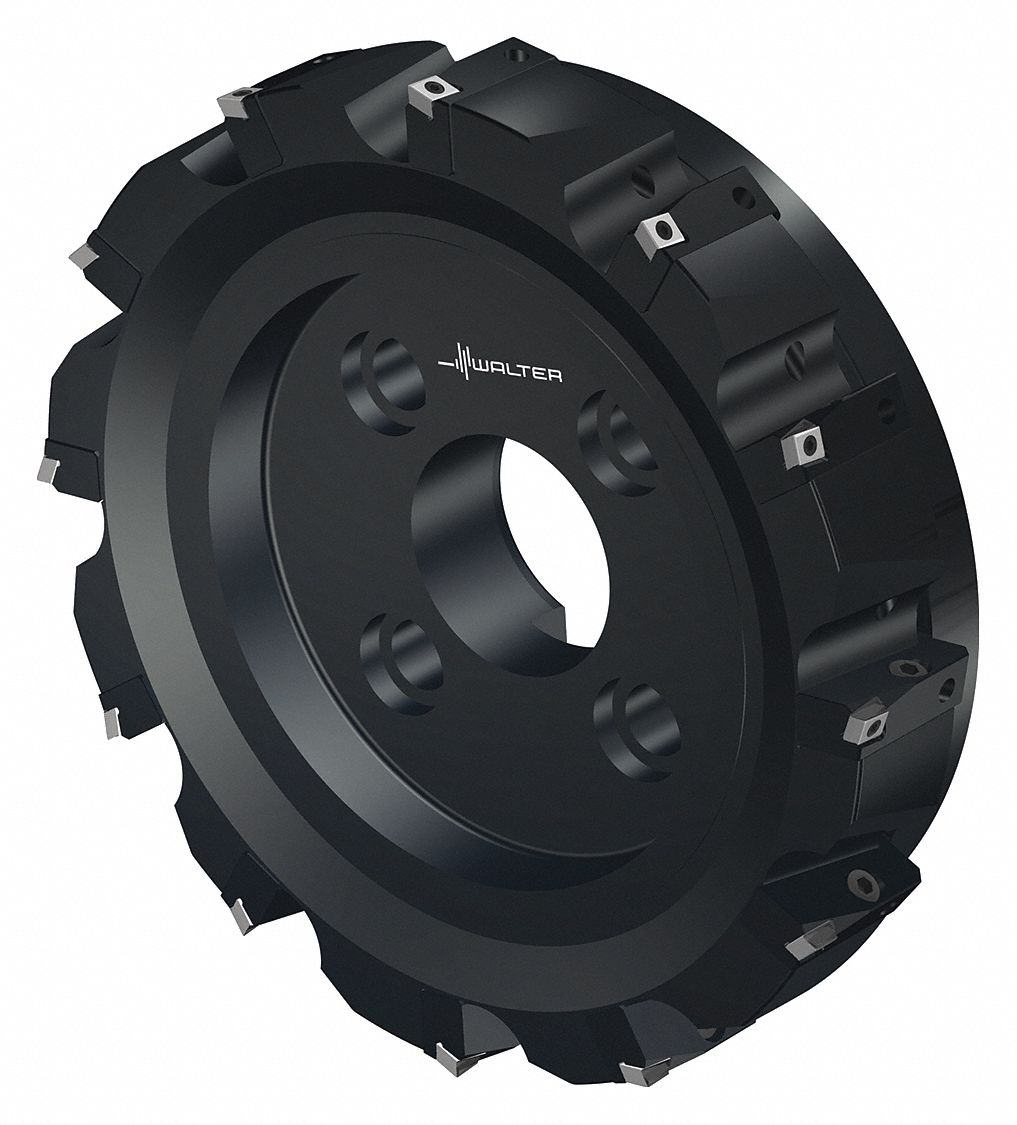 Indexable Face Mill: 2.3620 in Arbor Dia., 90° Side Cutting Edge Angle, 2.4800 in Overall Lg