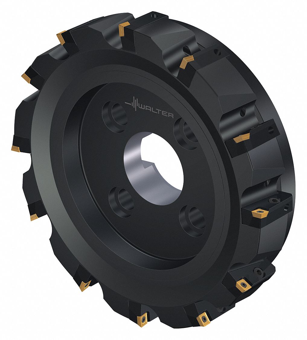 Indexable Face Mill: 2.3620 in Arbor Dia., 90° Side Cutting Edge Angle, 2.4800 in Overall Lg