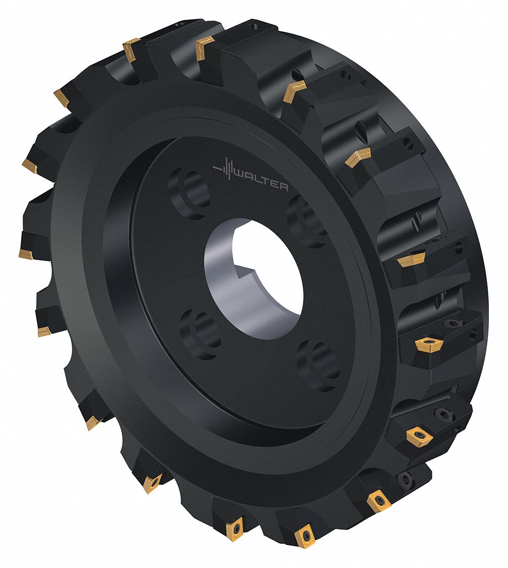 WALTER Indexable Face Mill, Arbor Dia. 2.3620 in, Depth of Cut 0.3310