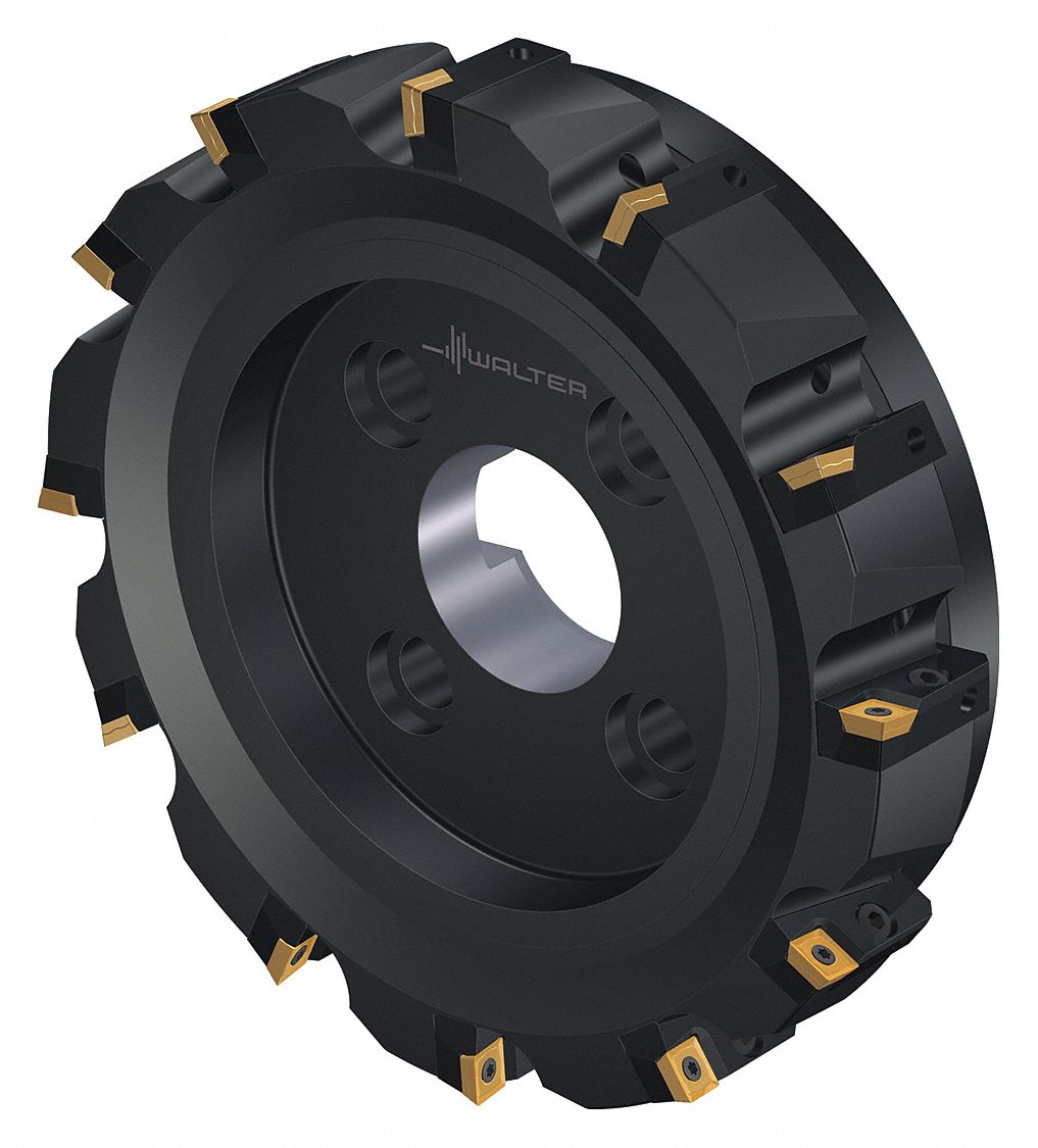 Indexable Face Mill: 2.3620 in Arbor Dia., 90° Side Cutting Edge Angle, 2.4800 in Overall Lg