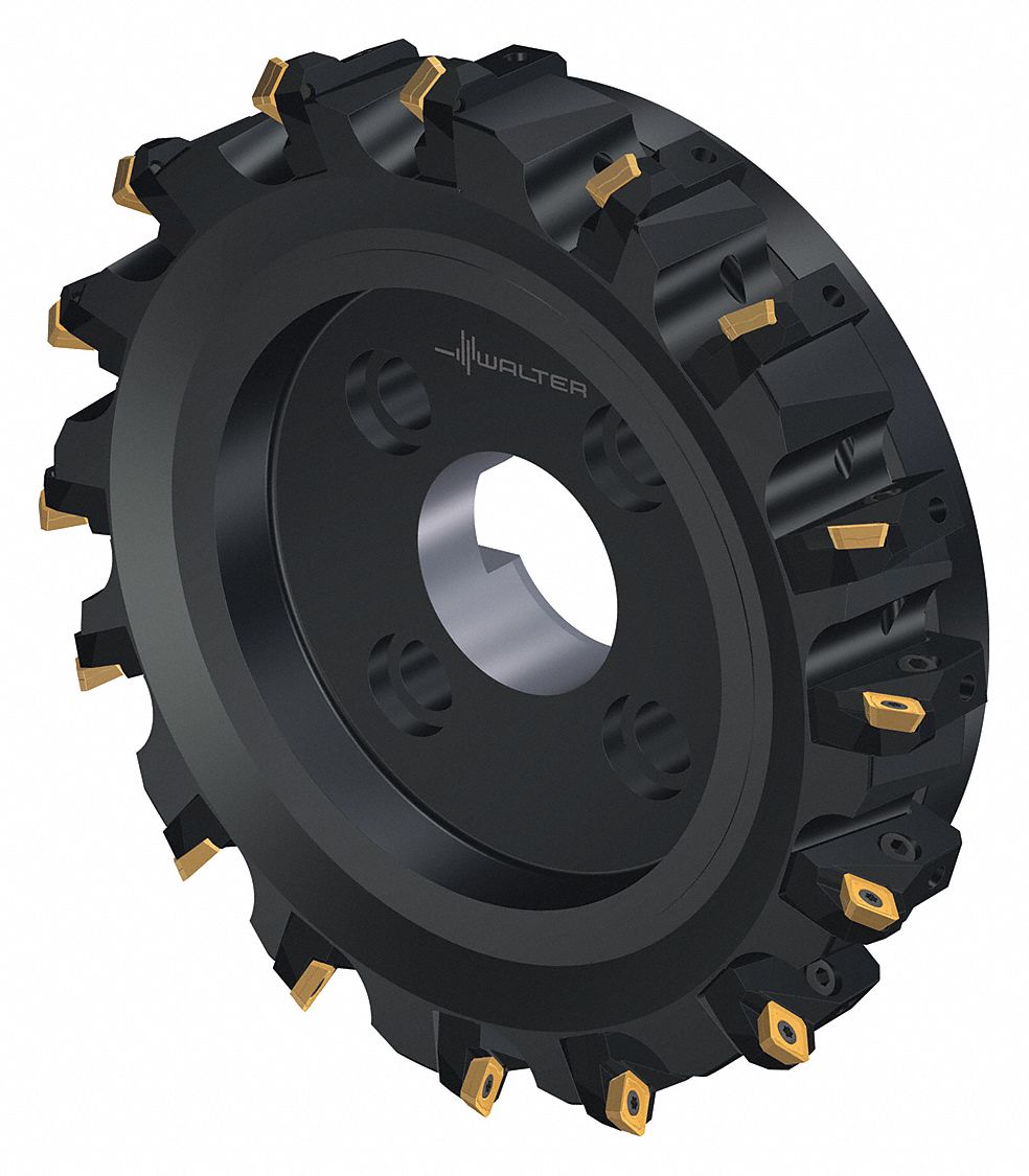 Indexable Face Mill: 10.3940 in Max. Cutting Dia., 2.3620 in Arbor Dia., 2.4800 in Overall Lg