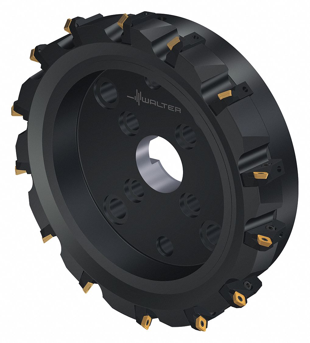Indexable Face Mill: 12.9530 in Max. Cutting Dia., 2.3620 in Arbor Dia., 3.1500 in Overall Lg