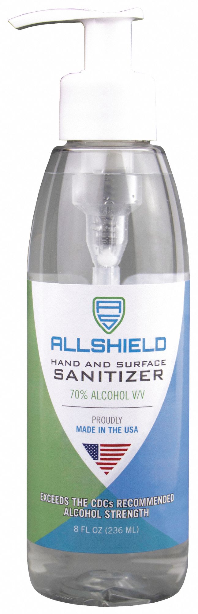 Hand Sanitizer: Pump Bottle, Gel, 16 oz Size, Unscented, Sanitizing
