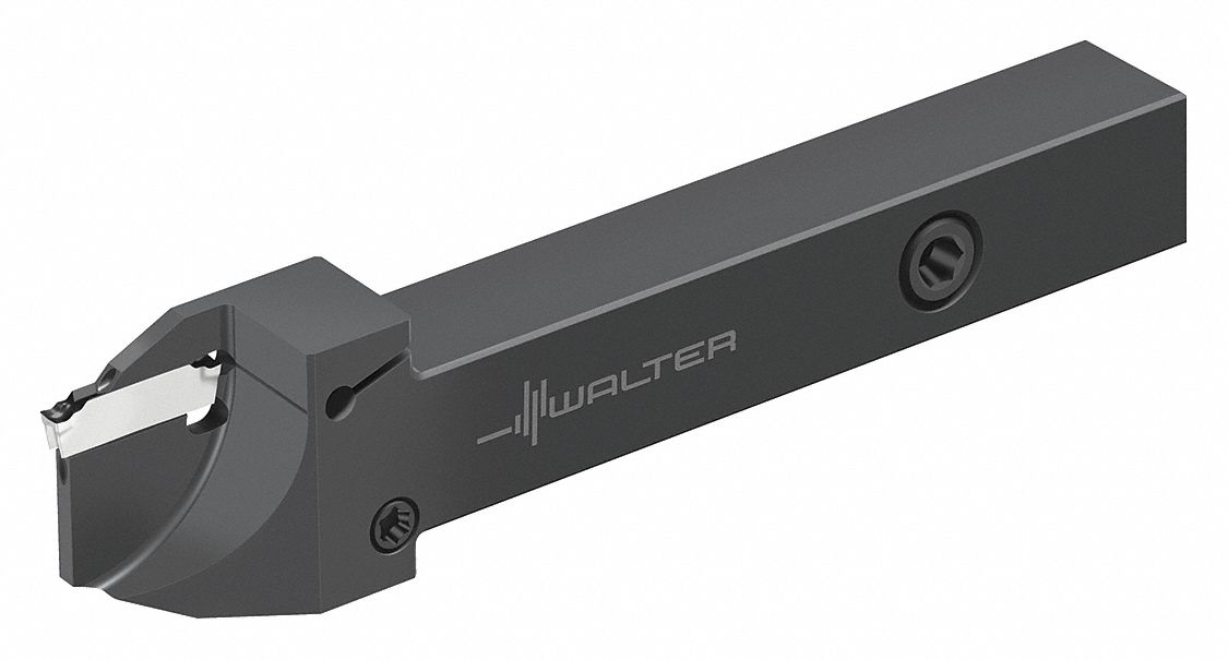 Indexable Parting and Grooving Tool Holder: DX Insert, Left Hand, Radial Grooving