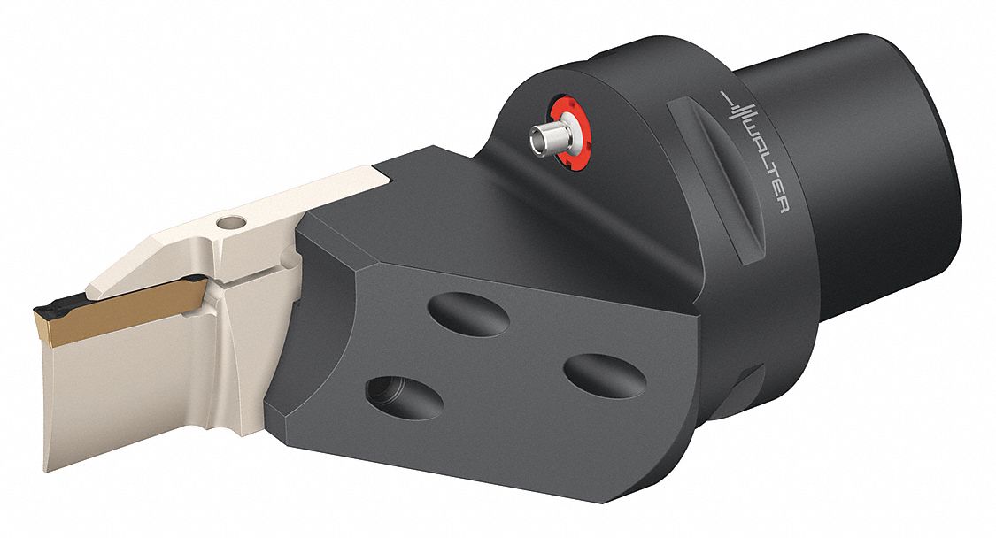 Indexable Cutting Unit Head for Parting and Grooving: NCFE Toolholder, Left Hand, GX Insert