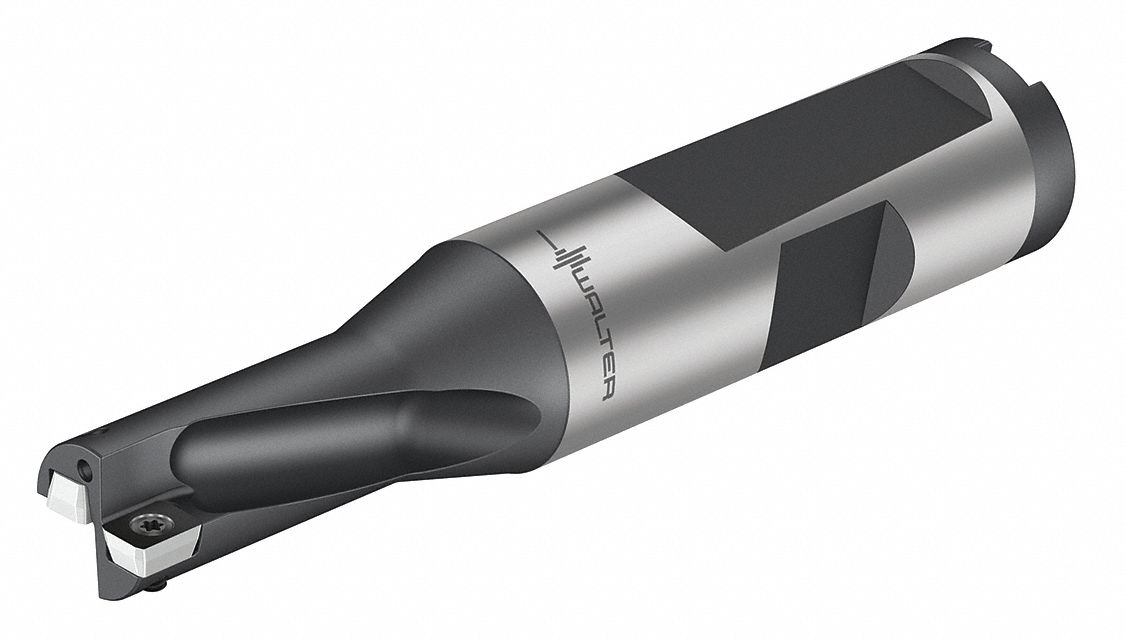 WALTER, 10.00mm Max. Drill Dia., 2xD, Indexable Drill Bit for General
